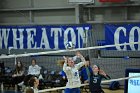 VB vs MHC  Wheaton Women's Volleyball vs Mount Holyoke College. - Photo by Keith Nordstrom : Wheaton, Volleyball, VB